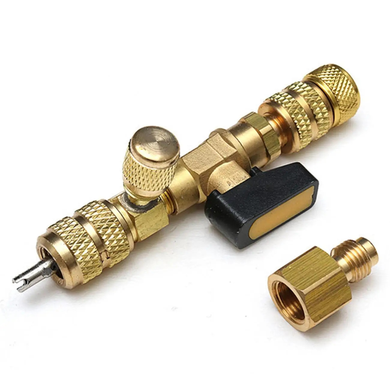 High quality Brass Dual Size valve core tool Schrader Valve Core Remover Installer For AC Tool