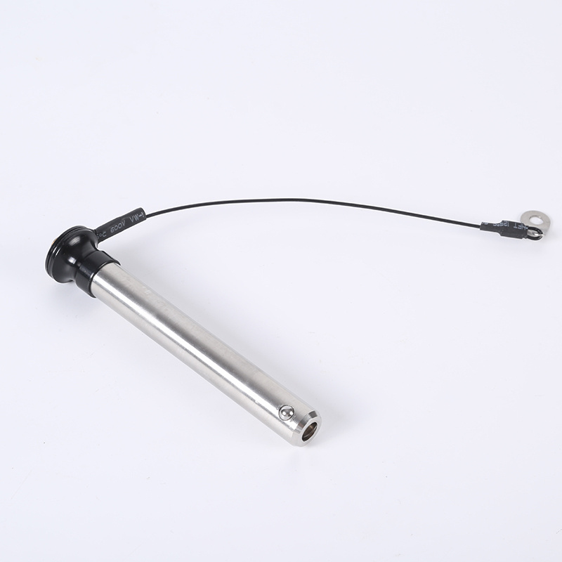 10MM Custom Aluminum flat head button handle quick release ball lock pin for wire line array