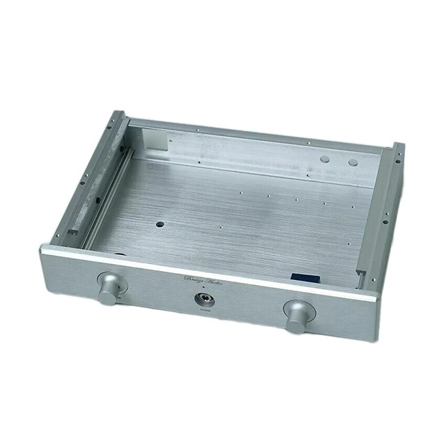 Custom Design CNC Aluminium AMP Chassis Cabinet Case Enclosure Box