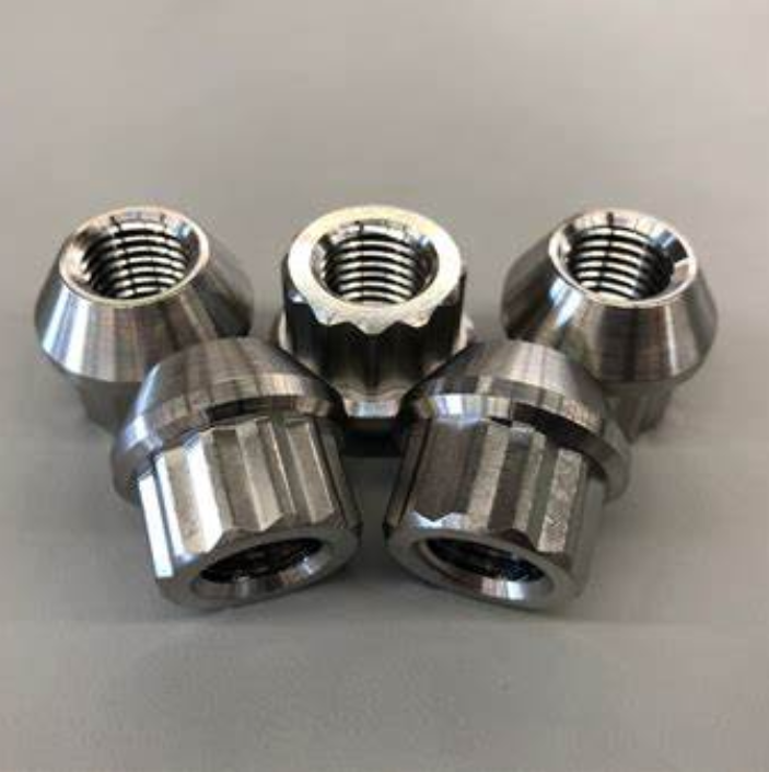 High precision cnc machined customized Super light Titanium Lug Nut Set