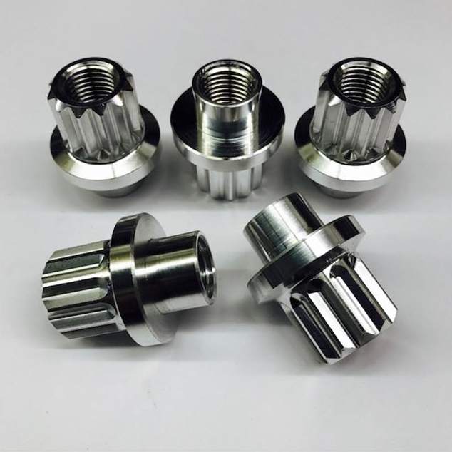 High precision cnc machined customized Super light Titanium Lug Nut Set