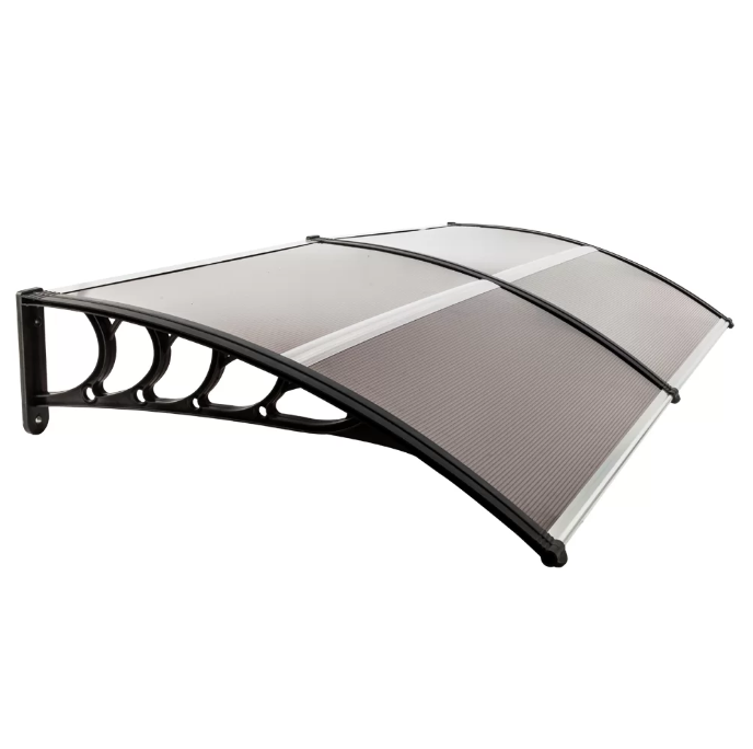 custom Outdoor Polycarbonate Cover Outdoor Front Door Patio Canopy for UV Rain Snow Sunlight Protection