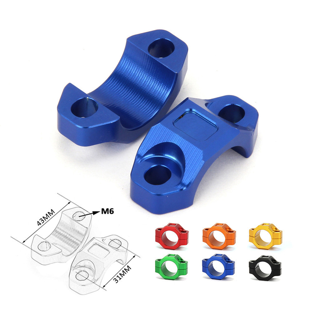 22MM CNC Universal Engine Stop Start Kill Switch Mount Button Hold Handlebar Rotating Bar Clamp