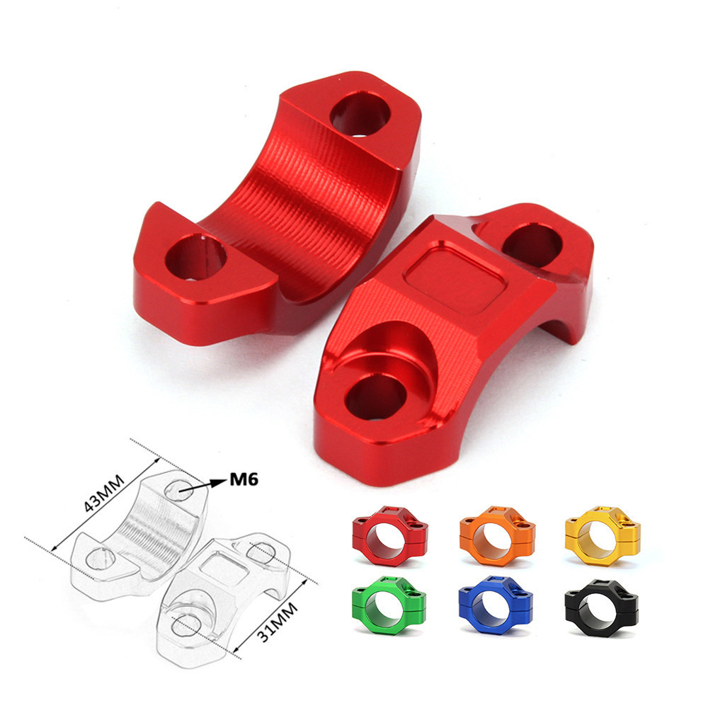 22MM CNC Universal Engine Stop Start Kill Switch Mount Button Hold Handlebar Rotating Bar Clamp