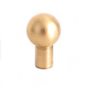 Precision 4950BAB Brushed Antique Brass Cabinet Knob Solid Raw Brass Cabinet Knob