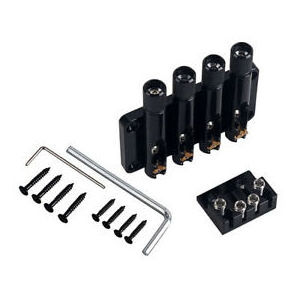 CNC Machined 2022 Headless Bass Guitar 4 String Tailpiece Bridge w String Lock Gearless tuner Guitar Kit factory price