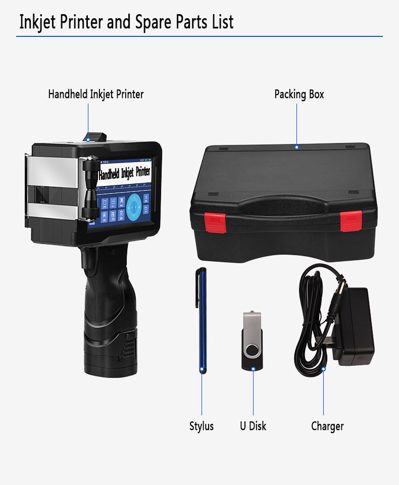 Cheaper manual printer/hand batch number printer/handheld inkjet coding marking machine