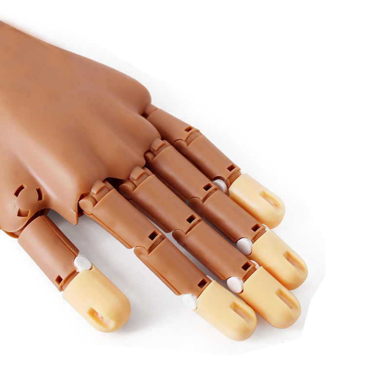 Newest Model Female Silicone Practice Hand Mannequin For Nail Art