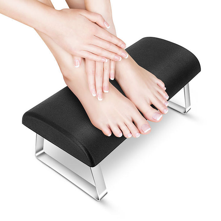 Non-Slip Design Office Footrest Sturdy Manicure Foot Rest For Salon Beauty Pedicure