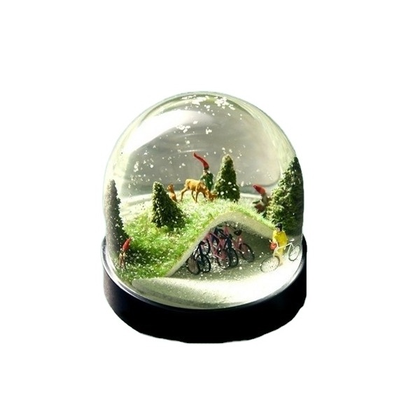 custom snow globe Unique Interioi Decoration Pottery Christmas snowball