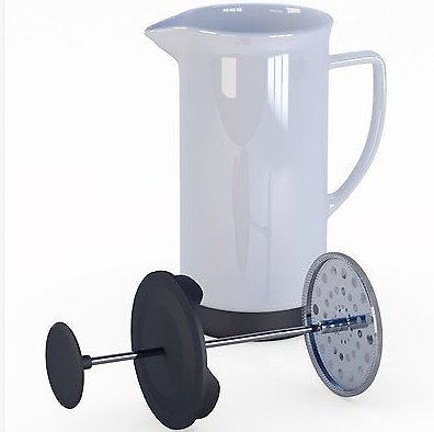 wholesale coffee tools Custom size White Ceramic French Coffee Press