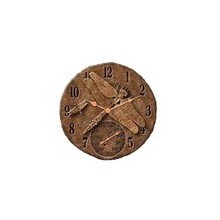 Custom hanging terracotta quartz wall clock high quality outdoor Indoor decorative terracotta wall clock