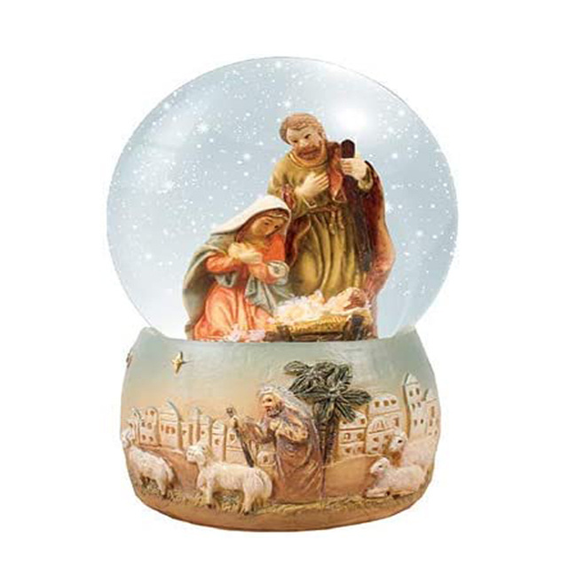 New Custom African American Nativity Water Globe