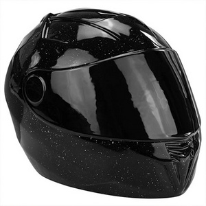 Custom Motorcycle Helmet Adult Cremation Urn for Ashes Fitting tribute to any biker Sport Theme ceramic urn