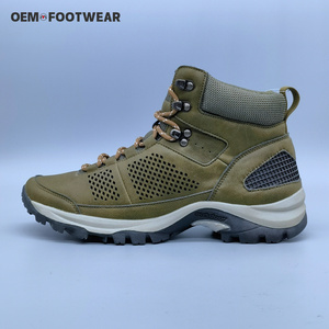 High quality Hiking boots for men leather winter outdoor High top hiking shoes camping casual sport trekking shoes