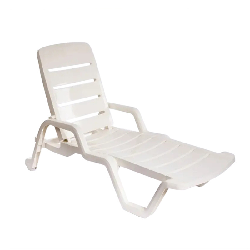 Unionpromo Foldable Plastic Beach Chair Luxury Beach Bed Sunbed