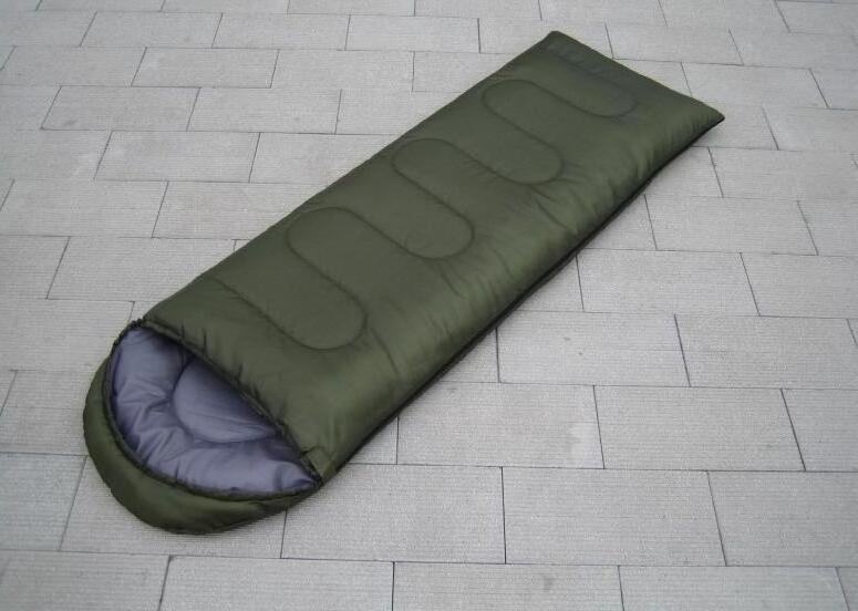 Europe Custom outdoor folding thicken waterproof camping 650g outdoor cheap sleeping bag