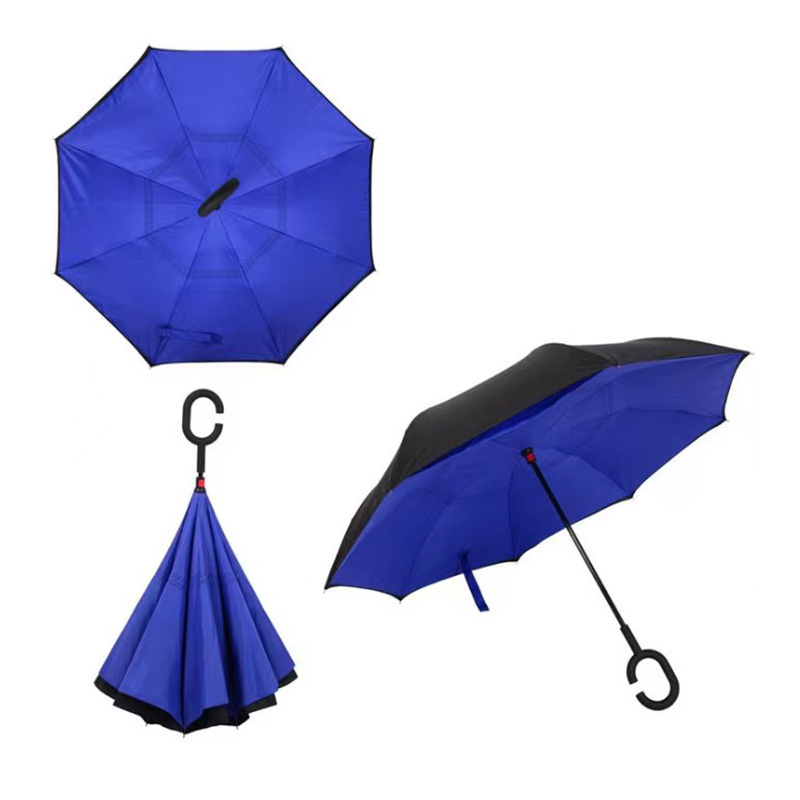 hot sale Full Color Printed umbrella Inverted Reverse Umbrella