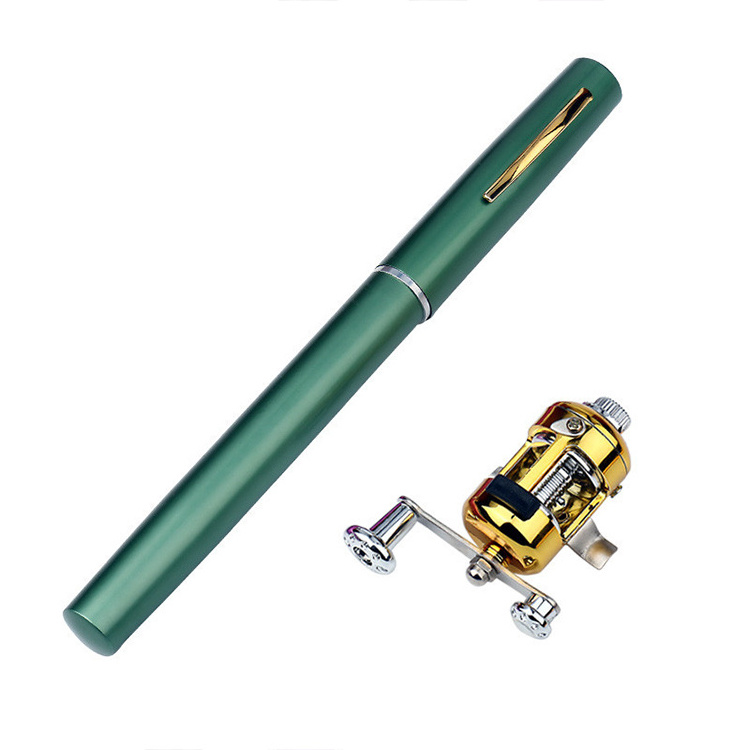 Lighter Harder Pocket Pen Fishing Rod Portable Tube Telescopic Mini Fishing Pole