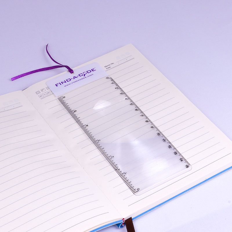 Custom PVC Magnifier Bookmark Magnifier Bookmark with Ruler