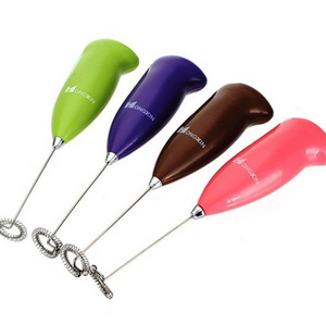 Portable Battery Operated Soft Stainless Steel Coffee Mixer Stirrer Handheld Milk Foam Maker