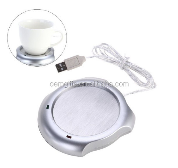 Unionpromo portable coffee cup warmer with USB hub