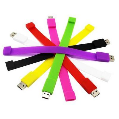 Silicone Bracelet Wrist USB Flash Drive Wristband USB Flash Drive