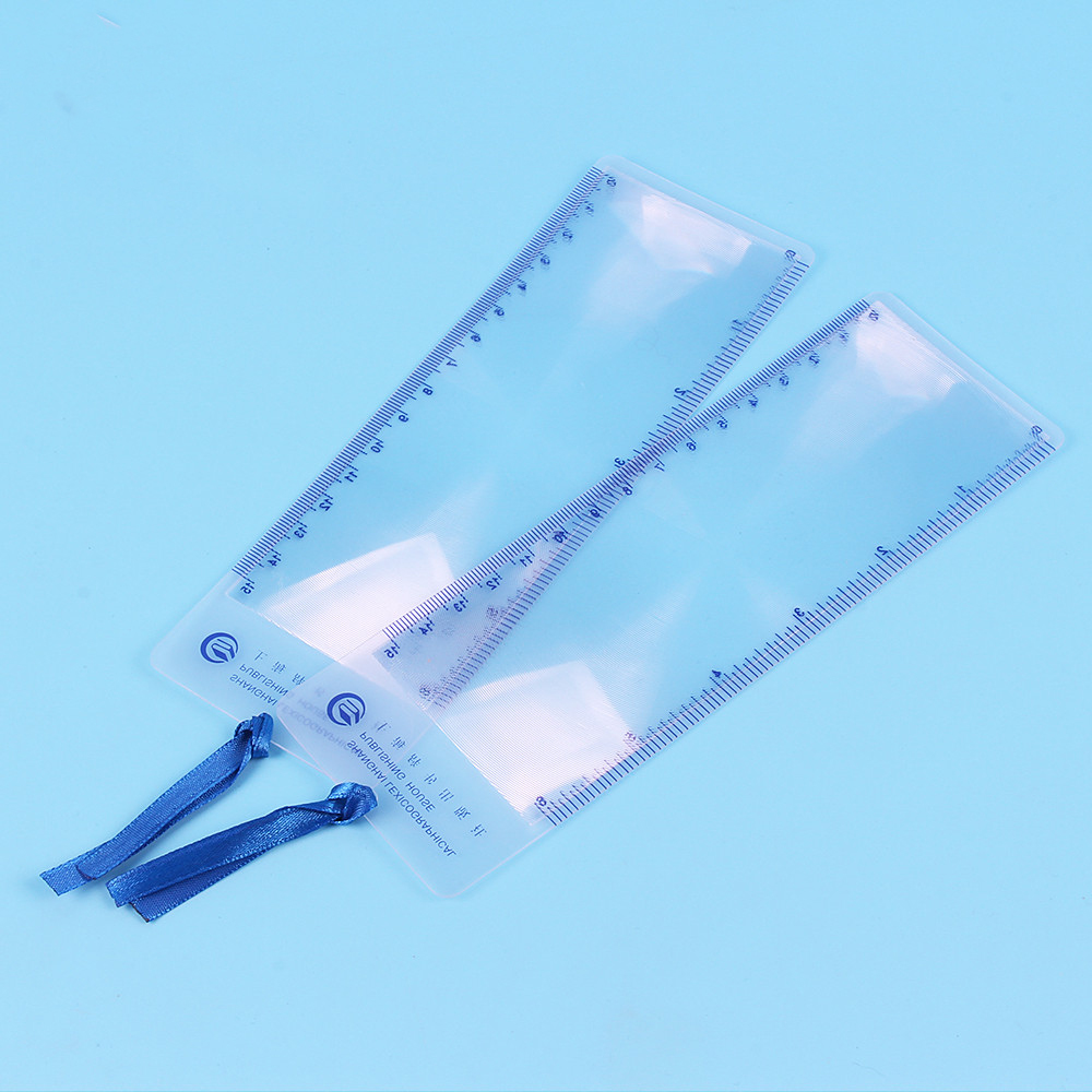 Custom PVC Magnifier Bookmark Magnifier Bookmark with Ruler