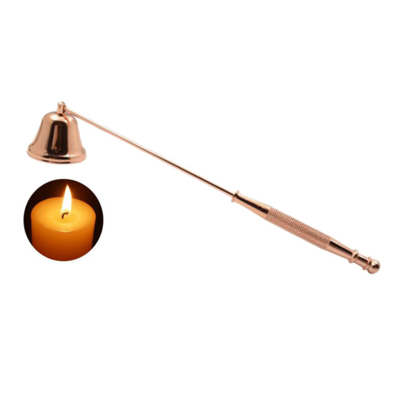 Candle Cover Tool Bell Shape Long Handle Candle Wick Snuffer Antique Candle Snuffer