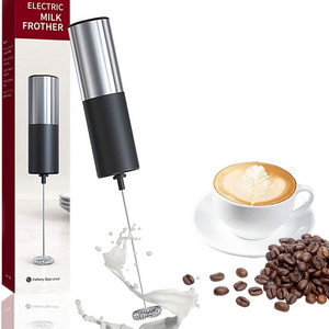 Wholesale Single Speed Milk Frother Handheld Electric Whisk Coffee Frother Electric Drink Mixer Foam Maker for Coffee Stirrers