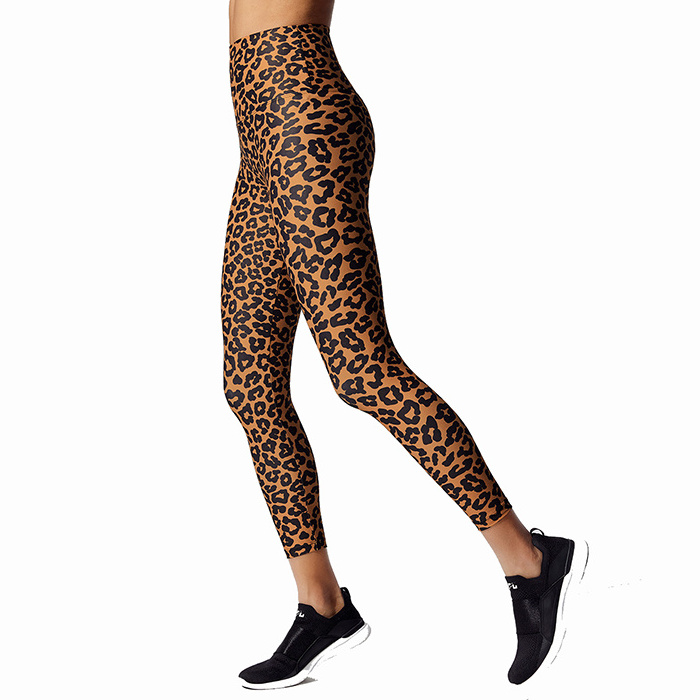 Custom Design Brazilian Leggings Wholesale Leopard Printing High Waisted Workout Leggings