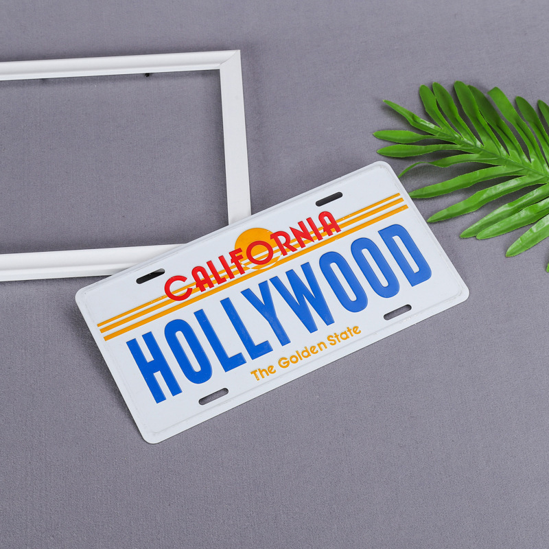 Wholesale License Plates Clear Acrylic License Plate Frame Electric Car Number Plate