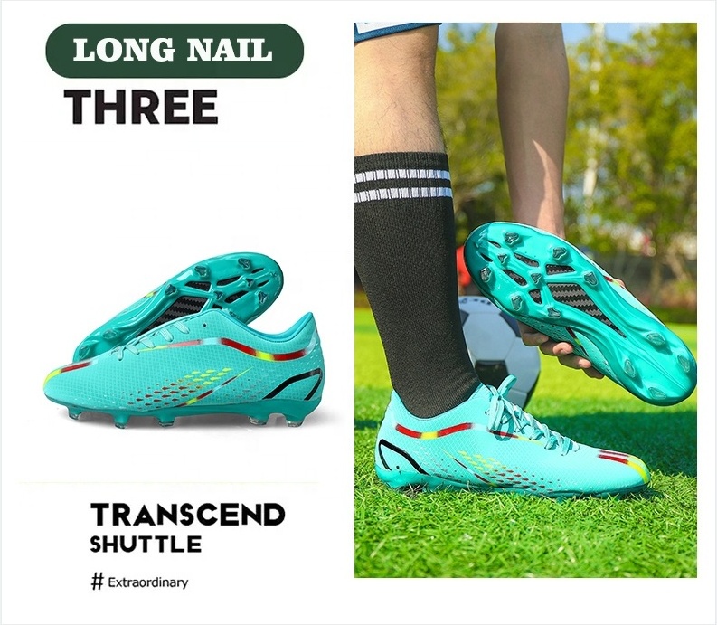 Factory Long nail Soccer Boots For Men New Broken Nail Soccer Cleats Custom Cheap Football Boots Soccer Shoes