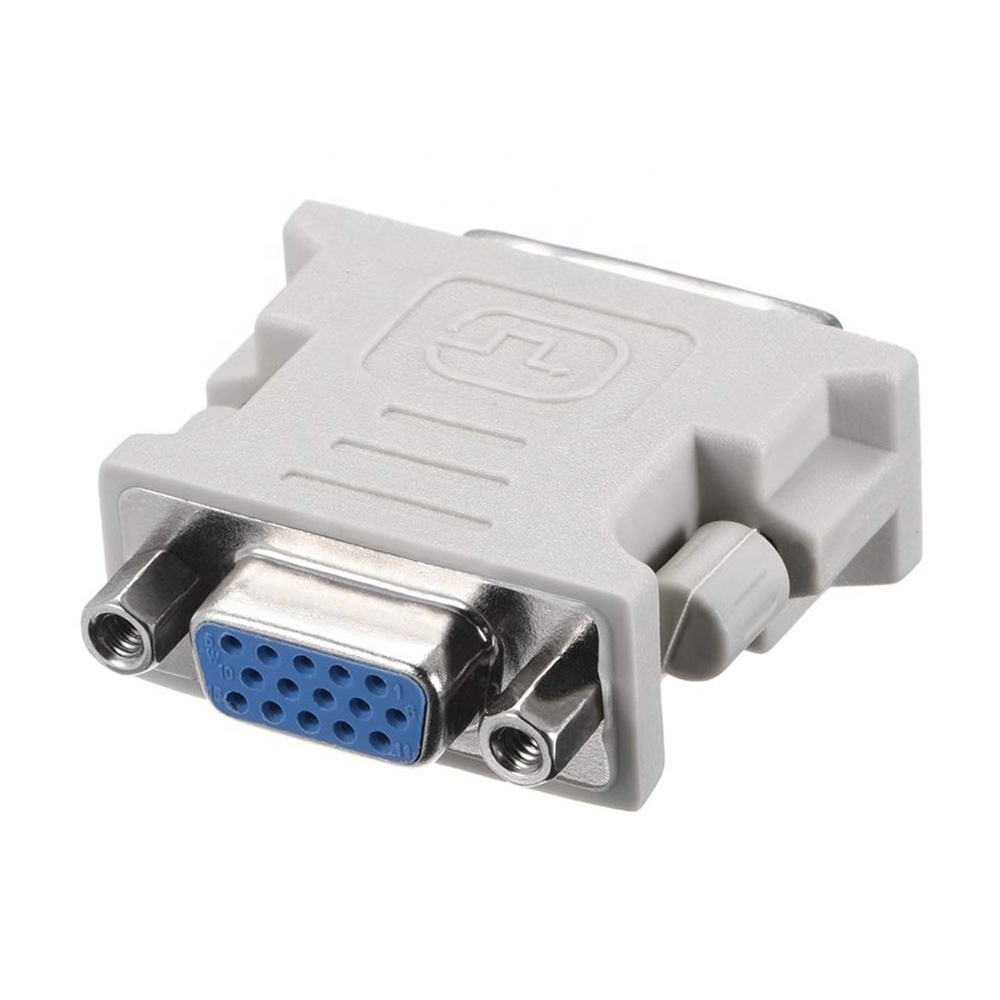 Full Hd 1080p DVI 24+1 25 Pin Male VGA Female Converter DVI To VGA Adapter