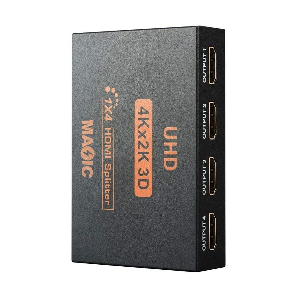 Ready to Ship HDMI splitter 1 in 4 Out hdmi switch 4K  for HDTV PC Projector