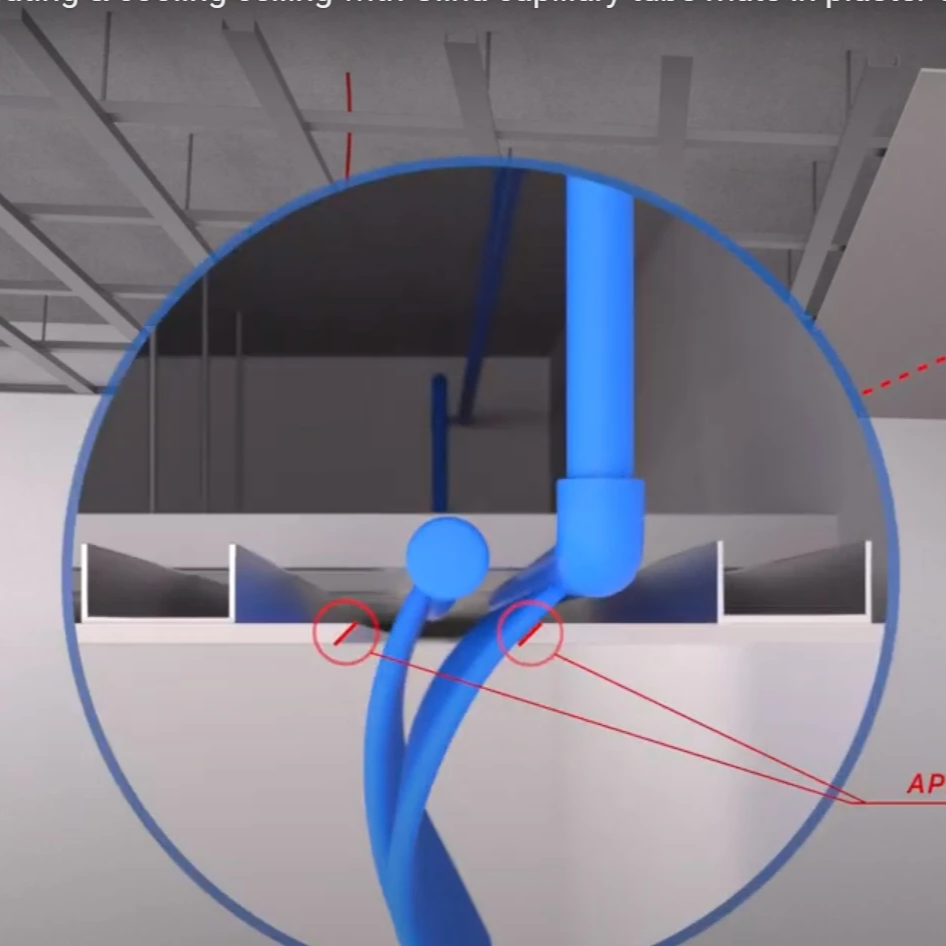 cooling  Capillary Tube Mats  radiant save energy Ce approved