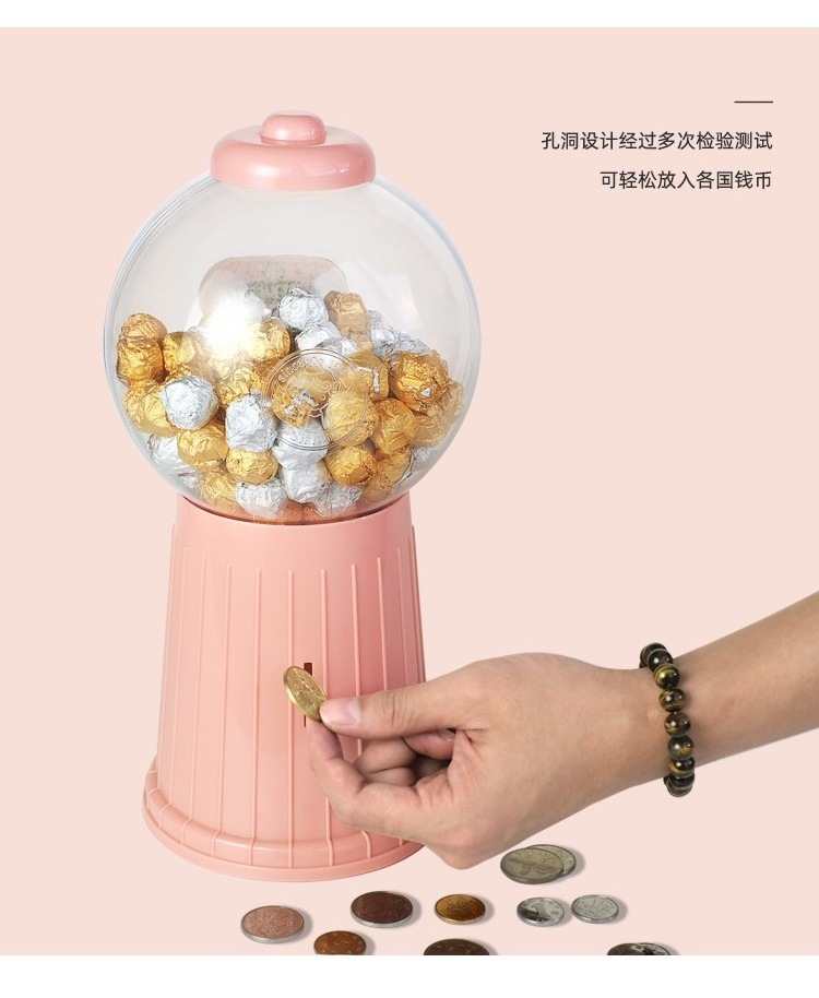 Mini Gumball Vending Machine Dispenser 9 inches tall