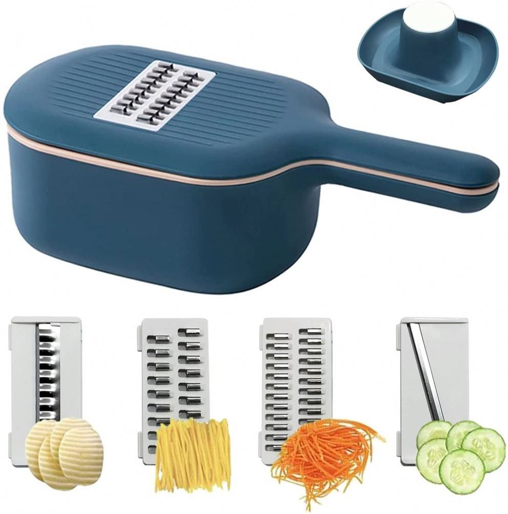 4 in 1 Plastic vegetable fruit onion potato slicer kitchen multifunctional manual food chopper tool vegetable cutter