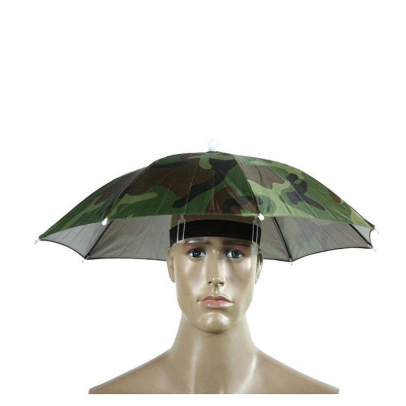 Promo customized logo printed polyester umbrella hat cover