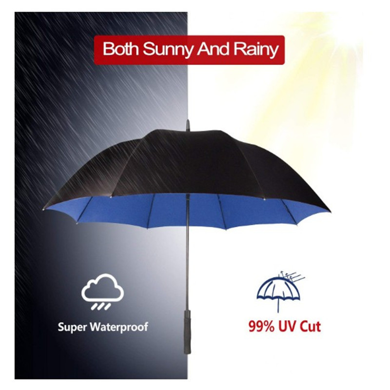 Promo windproof double layer portable waterproof outdoor custom promotional golf umbrella with logo printing