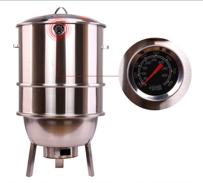 Home electric hanging furnace Outdoor smokeless charcoal barbecue thickened stainless steel BBQ oven