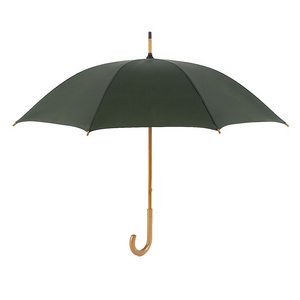 High Quality Wholesale 23 Inch Stick Promotional Wooden Handle Umbrella