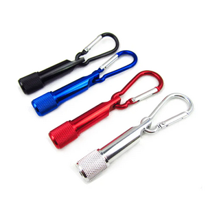 Promotional Mini Outdoor LED Bright Aluminum Flashlight Colorful Creative Gift Powerful Touch Light Flashlight