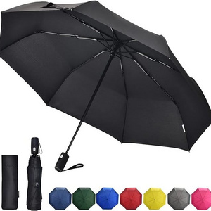 Promotion Umbrella Customized Logo Portable Mini Backpacking Folding Rain and Sun Umbrella Suitable for Cars Purses