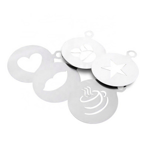 Promo Customized Stainless Steel Coffee Stencil, Cake Stencil