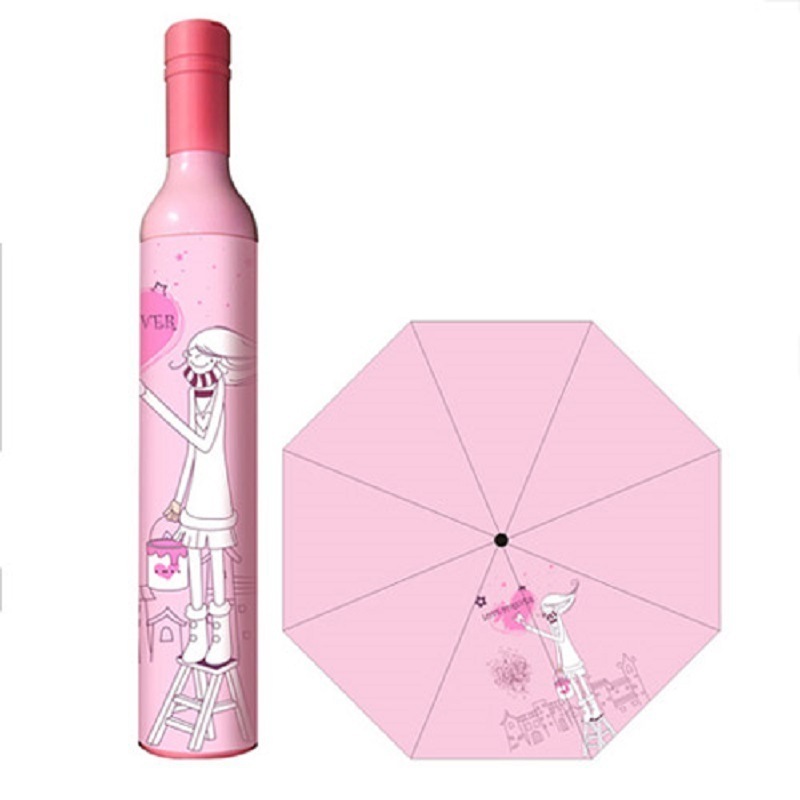 Customized promotional gifts of Wine Bottle Umbrella OEM Wine  Bottle Umbrella Wholesale