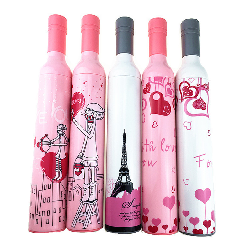 Customized promotional gifts of Wine Bottle Umbrella OEM Wine  Bottle Umbrella Wholesale