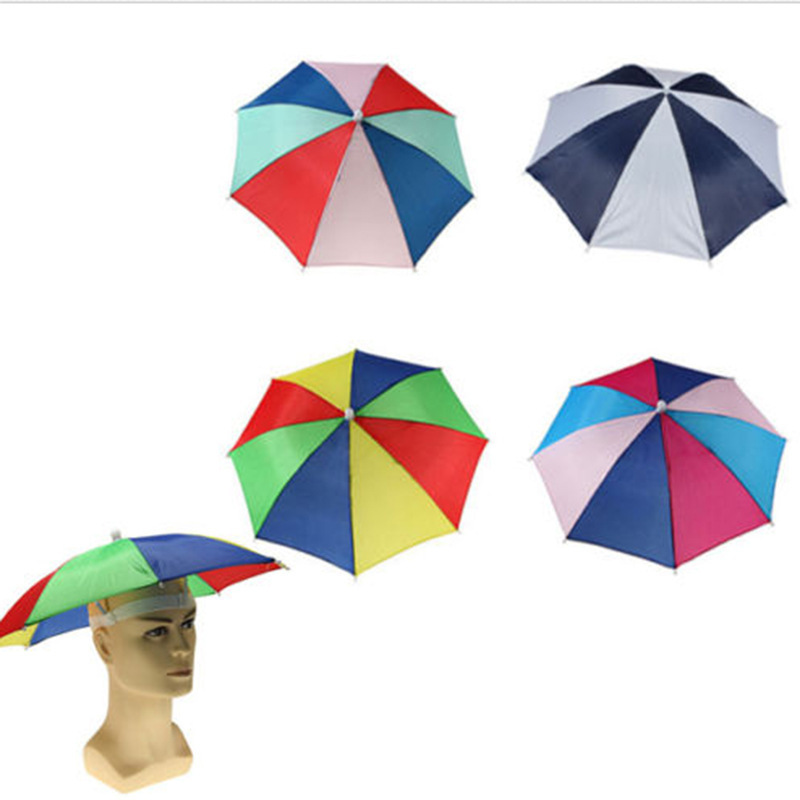 MSF Head Umbrella,sun Hat Head Umbrella,hat Shape Umbrella Golf Umbrella