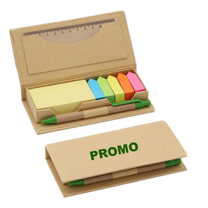 PROMO Custom Sticky Note Pad Memo Pad with Pen and Ruler