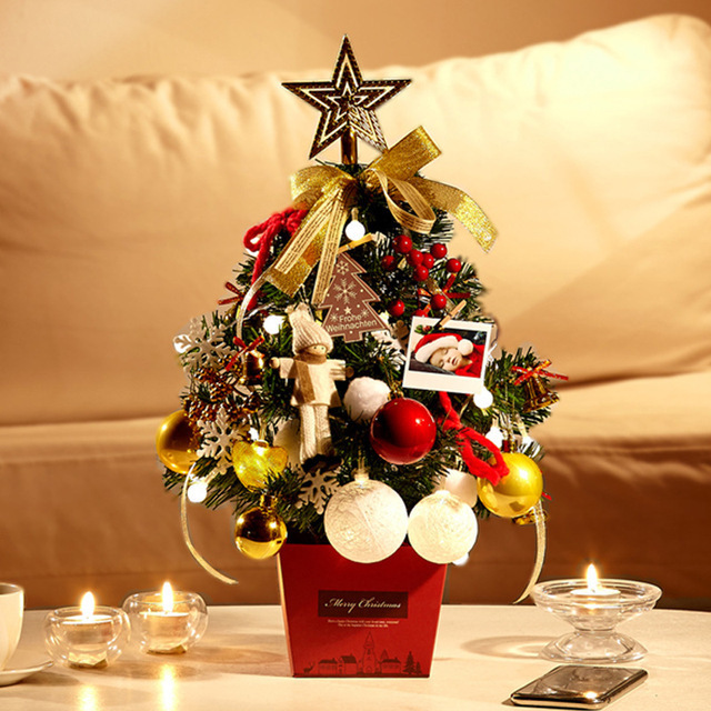 Mini Christmas Tree Desktop Christmas Decorations 50cm high Christmas Mini Tree With Light